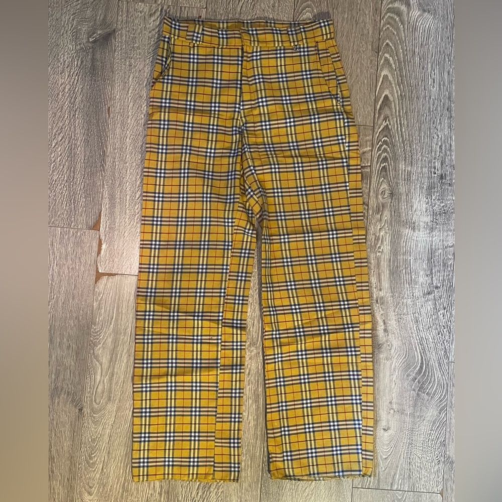 Omighty yellow checkered pants
